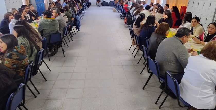 Realizan convivencia de Fiestas Patrias para los funcionarios/as